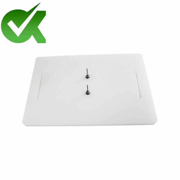 Durable hdpe plastic kitchen round cutting chopping board