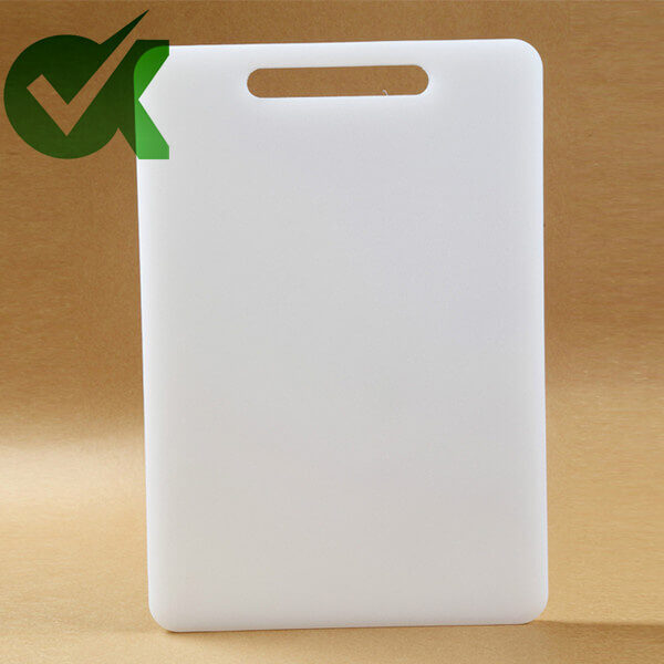 White non-slip plastic chopping board kitchen cutting block