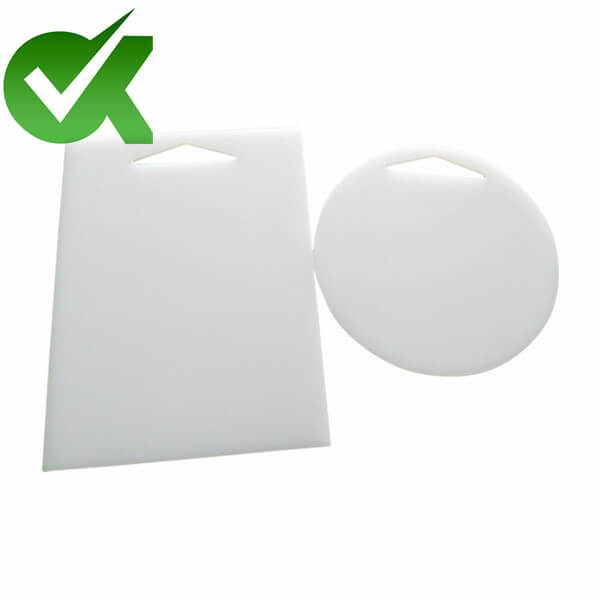 White large hdpe plastic polypropylene sheet cutting board